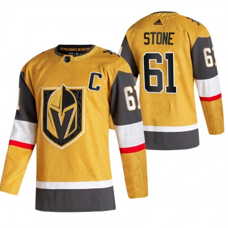 Herren Eishockey Vegas Golden Knights Trikot Mark Stone 61 2020-21 Ausweich Authentic